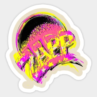 Zapp Band offset graphic Sticker